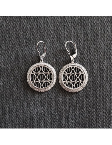 EARRINGS PENDANT IN SILVER