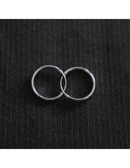 EARRINGS SILVER RINGS