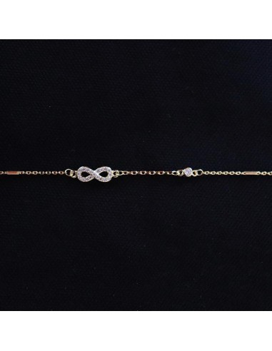 GOLD PLATED  BRACELET WITH INFINITY