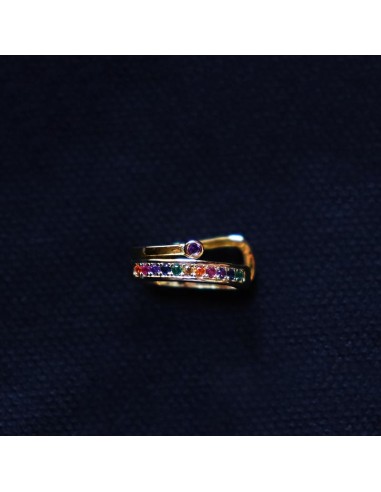 SILVER EARRING WITH CUBIC ZIRCONIA