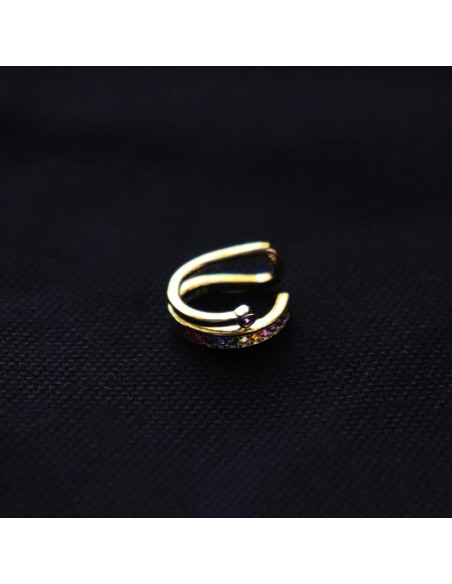 SILVER EARRING WITH CUBIC ZIRCONIA