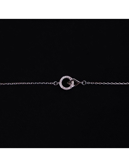 WOMEN'S BRACELET WITH CUBIC ZIRCONIA STONES