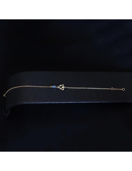 GOLD BRACELET WITH BUTTERFLY