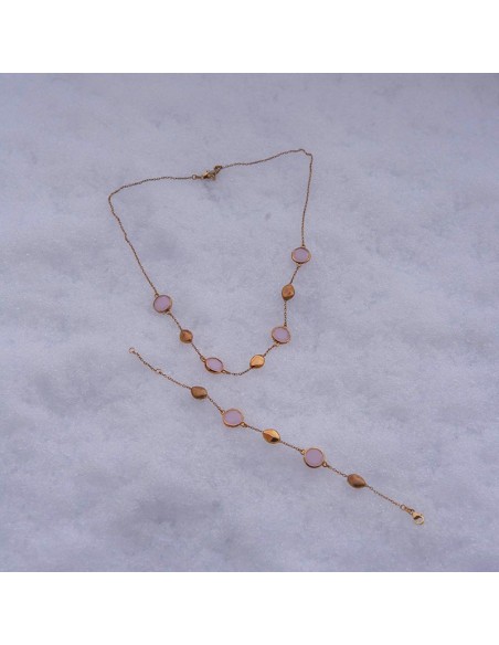 ΣΕΤ ΚΟΛΙΕ ΚΑΙ ΒΡΑΧΙΟΛΙ ΧΡΥΣΟ ΜΕ ΟΡΕΙΑ ΚΡΥΣΤΑΛΛΟ