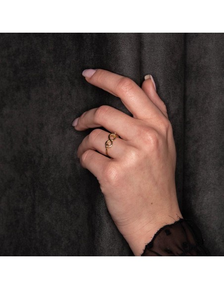 RING WITH INFINITY GOLD