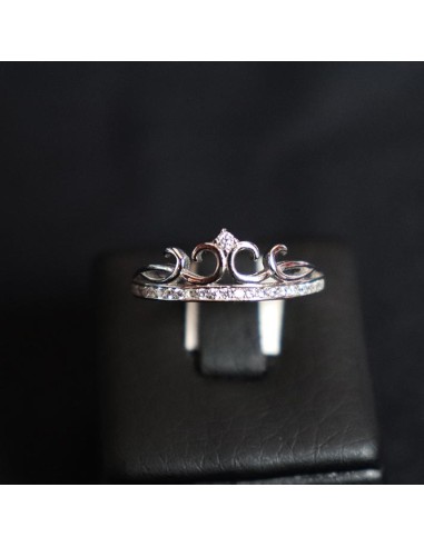 SILVER RING WITH CROWN