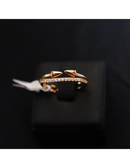 GOLD PLATED SILVER RING