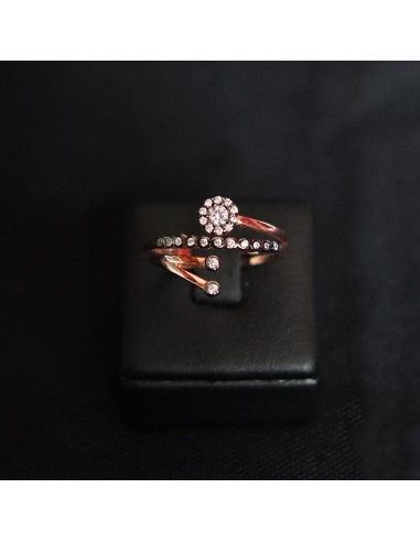 RING WITH CUBIC ZIRCONIA