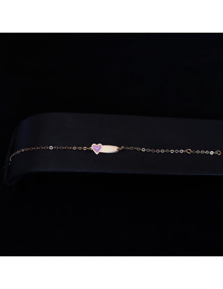 CHILDREN'S IDENTITY WITH PINK HEART