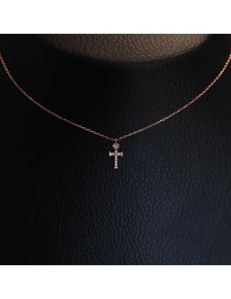 ZIRCONIA CROSSBODY PENDANT