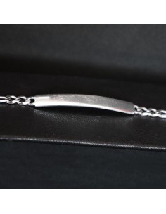 MEN'S BRACELET WITH PLATE