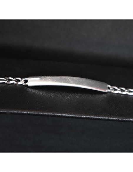 MEN'S BRACELET WITH PLATE