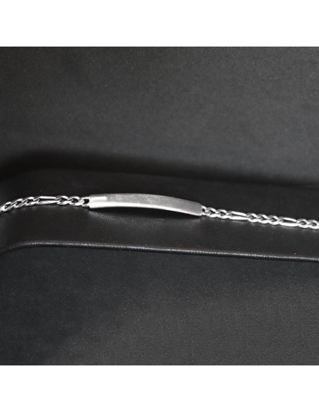 MEN'S BRACELET WITH PLATE