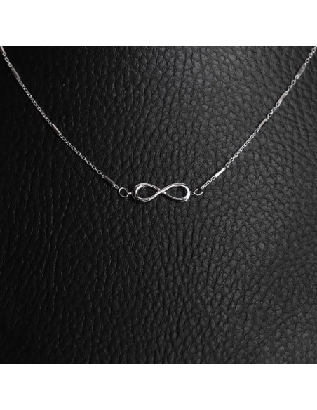 SILVER NECKLACE WITH INFINITY