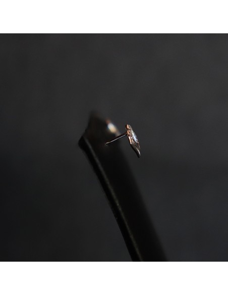 SILVER HEART EARRINGS WITH ZIRCONIA