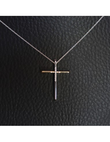 GOLD CROSS WITH DIAMOND