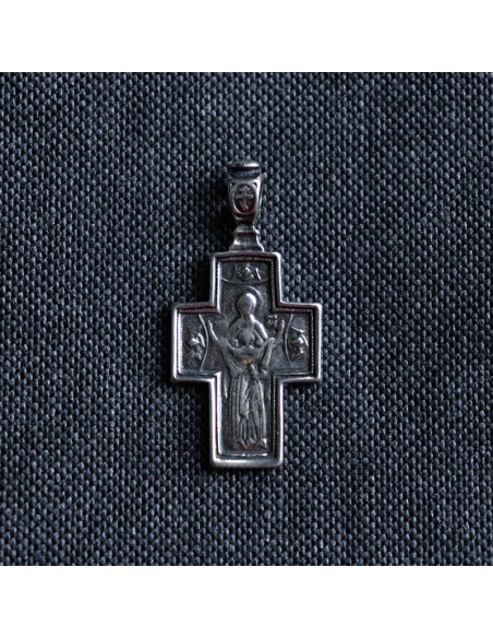 SILVER CROSS WITH JESUS CHRIST