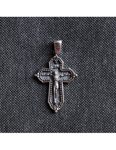 SILVER CROSS WITH JESUS CHRIST
