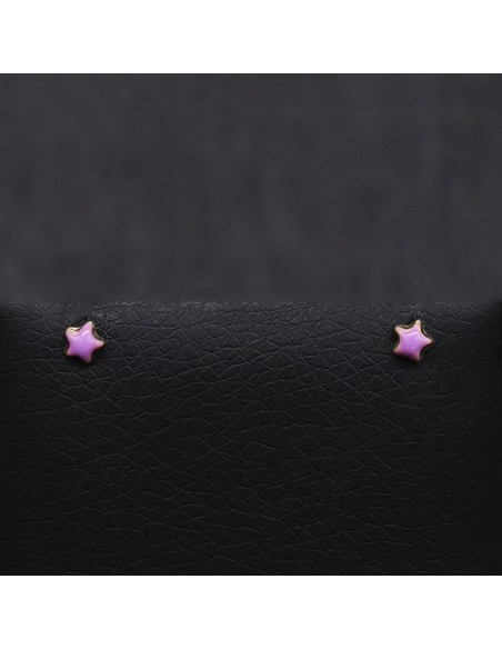 CHILDREN'S GOLD EARRINGS WITH A STAR