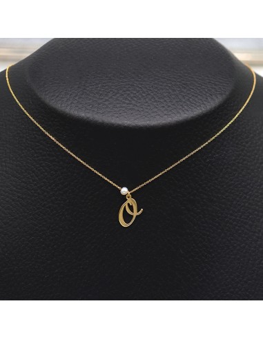 GOLD NECKLACE WITH MONOGRAM "Θ"
