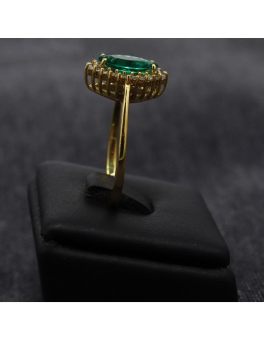 ΔΑΧΤΥΛΙΔΙ ΧΡΥΣΟ ΜΕ ΠΡΑΣΙΝΟ ΖΙΡΓΚΟΝ