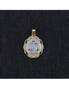 GOLD PENDANT SIGN LIBRA