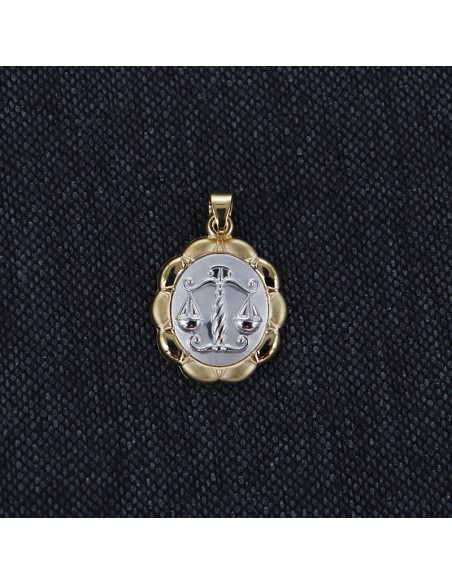 GOLD PENDANT SIGN LIBRA
