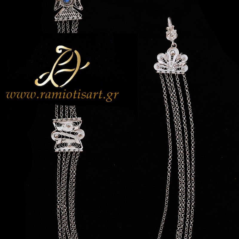 traditional mens brooch for vlachos costume