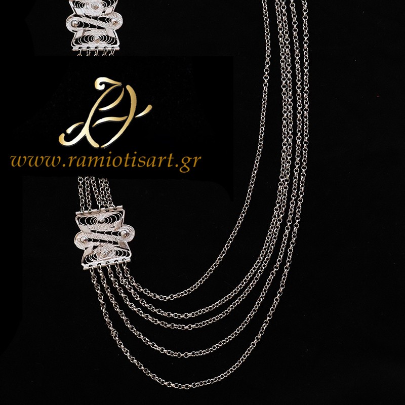 traditional mens brooch for vlachos costume