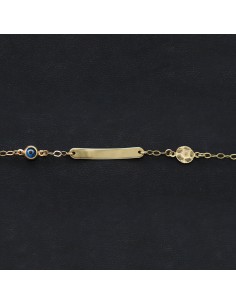 GOLD BRACELET WITH EYE