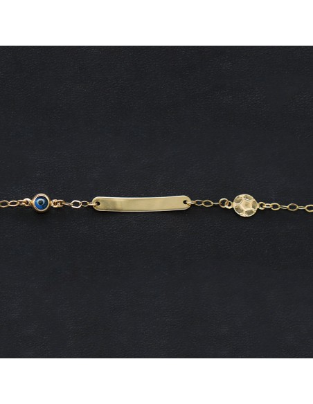 GOLD BRACELET WITH EYE