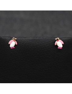 CHILDREN'S EARRINGS WITH PENGUINS
