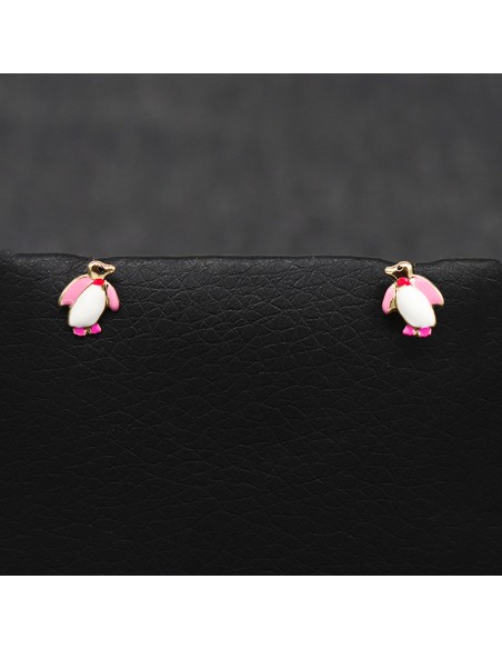 CHILDREN'S EARRINGS WITH PENGUINS