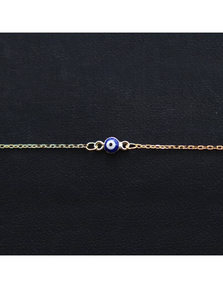 GOLD-PLATED EYE BRACELET
