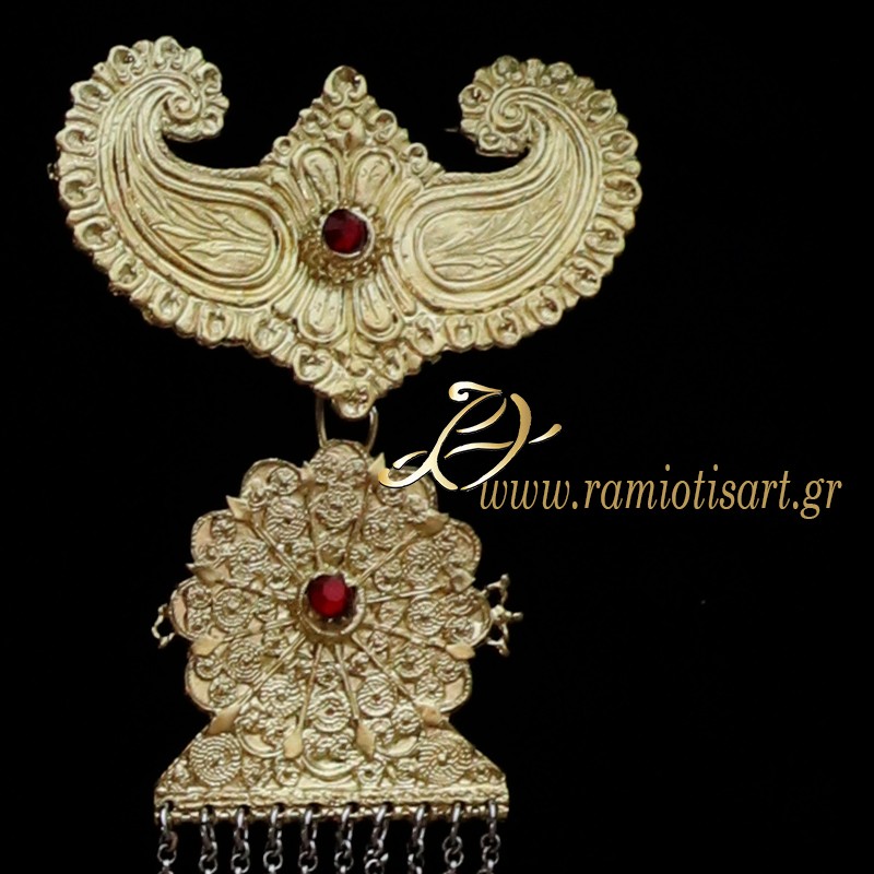 karagouna traditional jewel "baltsouda" for the apron MATERIAL BRONZE YOUR BUDJET 150-300 EURO Color Bronze