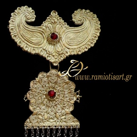 karagouna traditional jewel "baltsouda" for the apron