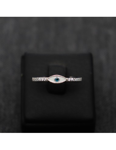 SILVER RING WITH EYE