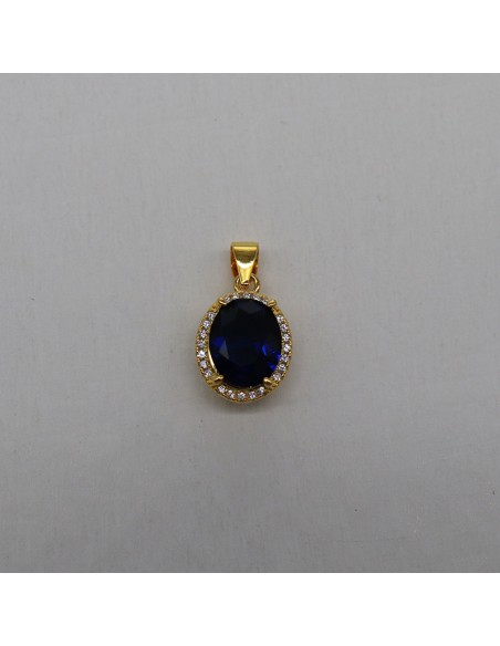 PENDANT WITH BLUE ZIRCON