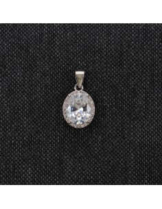 PENDANT WITH WHITE ZIRCON