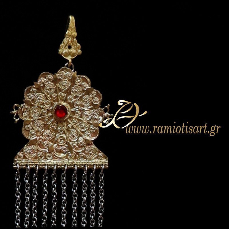 karagouna traditional jewel "baltsouda" for the...