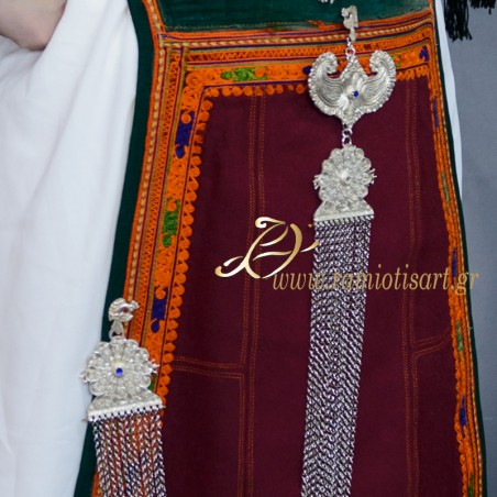 karagouna traditional jewel "baltsouda" for the apron