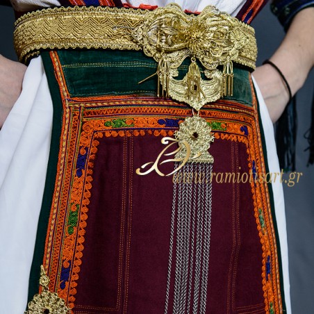 karagouna traditional jewel "baltsouda" for the apron