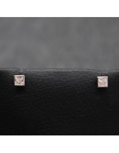 SILVER EARRINGS WITH ZIRCONIA