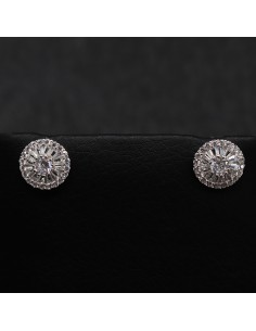 SILVER EARRINGS WITH ZIRCONIA