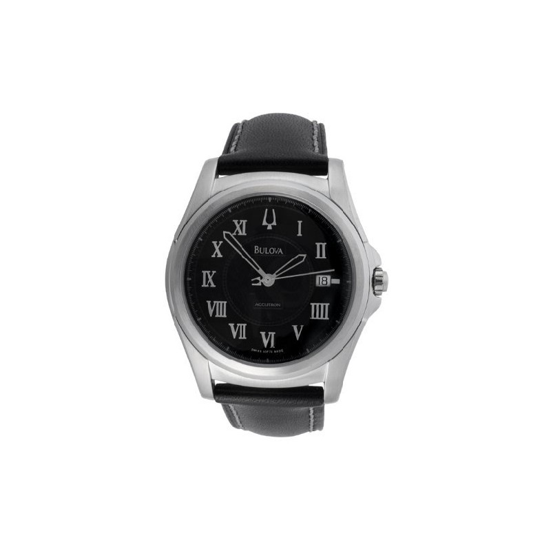 Bulova Accutron 63f76 Automatic leather strap...