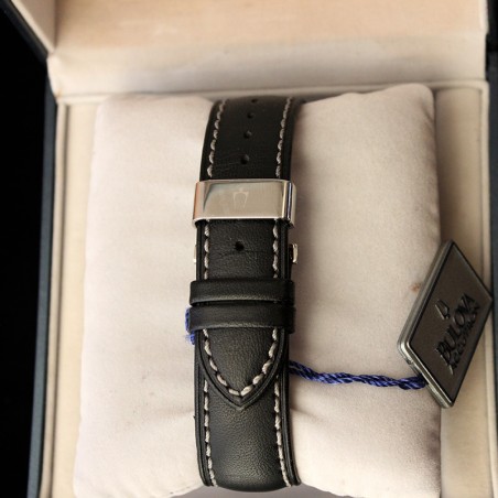 Bulova Accutron 63f76 Automatic leather strap swiss made watch