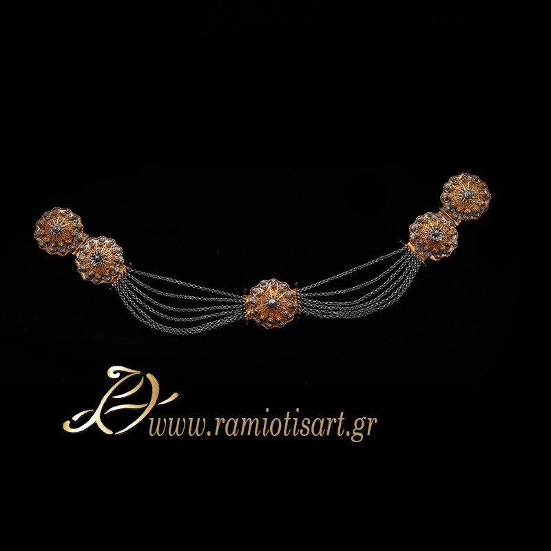 karagouna headdress jewel "kefalokobtsa" MATERIAL BRONZE YOUR BUDJET 150-300 EURO Color Bronze