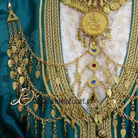 traditional pontic female jewel pectoral "gerdaluk"