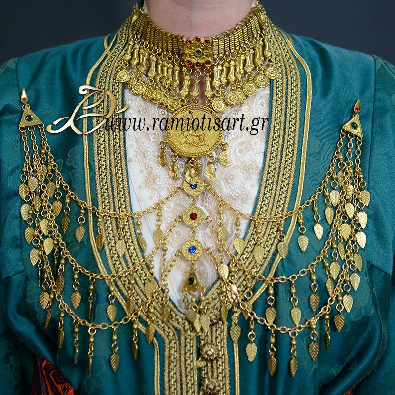 traditional pontic female jewel pectoral...