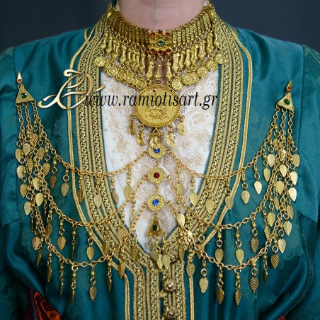 traditional pontic female jewel pectoral "gerdaluk"